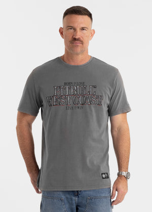 Herren T-Shirt Denim Washed ACE OF SPADES II - Grau