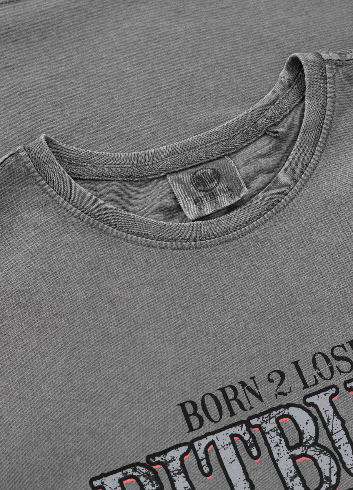 Herren T-Shirt Denim Washed ACE OF SPADES II - Grau