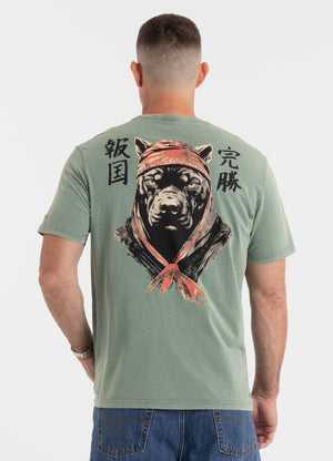 Herren T-Shirt Denim Washed BRAVERY - Grün