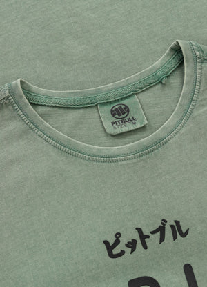 Herren T-Shirt Denim Washed BRAVERY - Grün