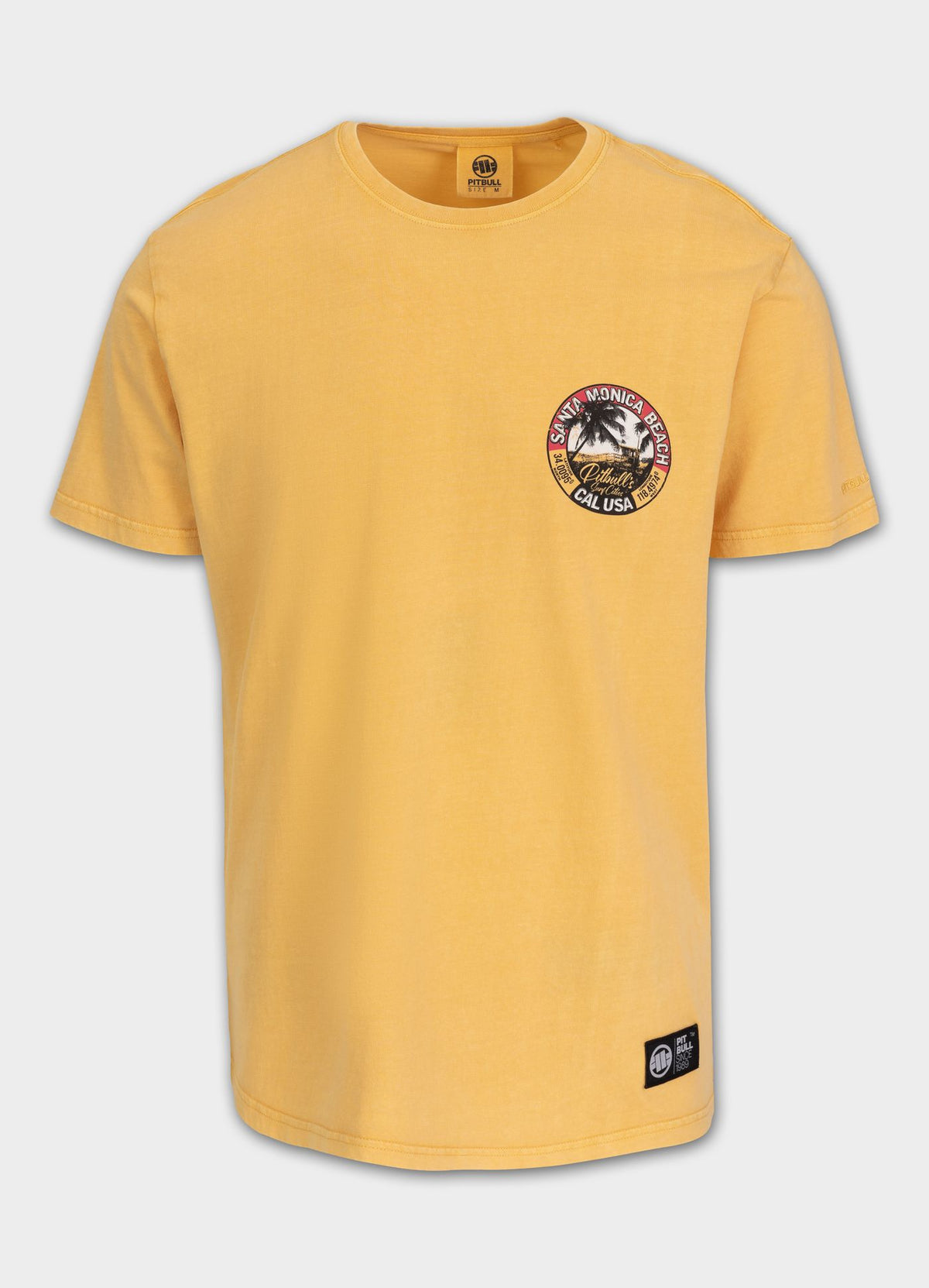 Men's T-Shirt Denim Washed OCEANSIDE - Yellow