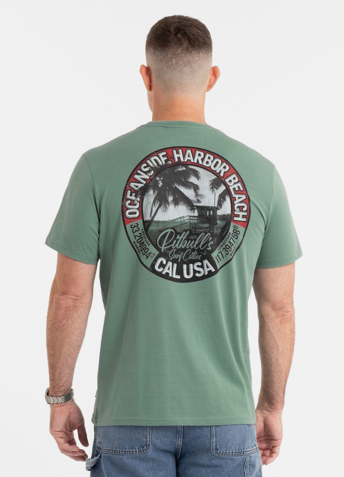 Herren T-Shirt OCEANSIDE - Minze