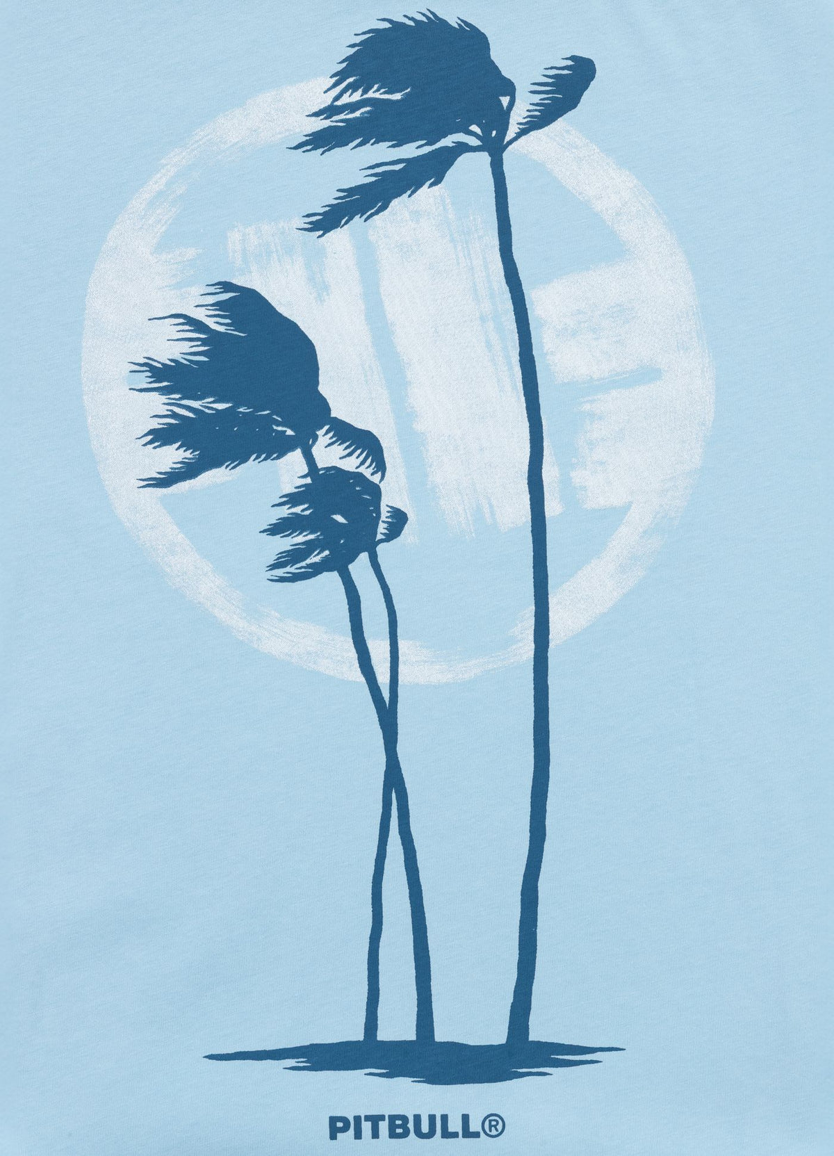 Herren T-Shirt PALMS - Hellblau
