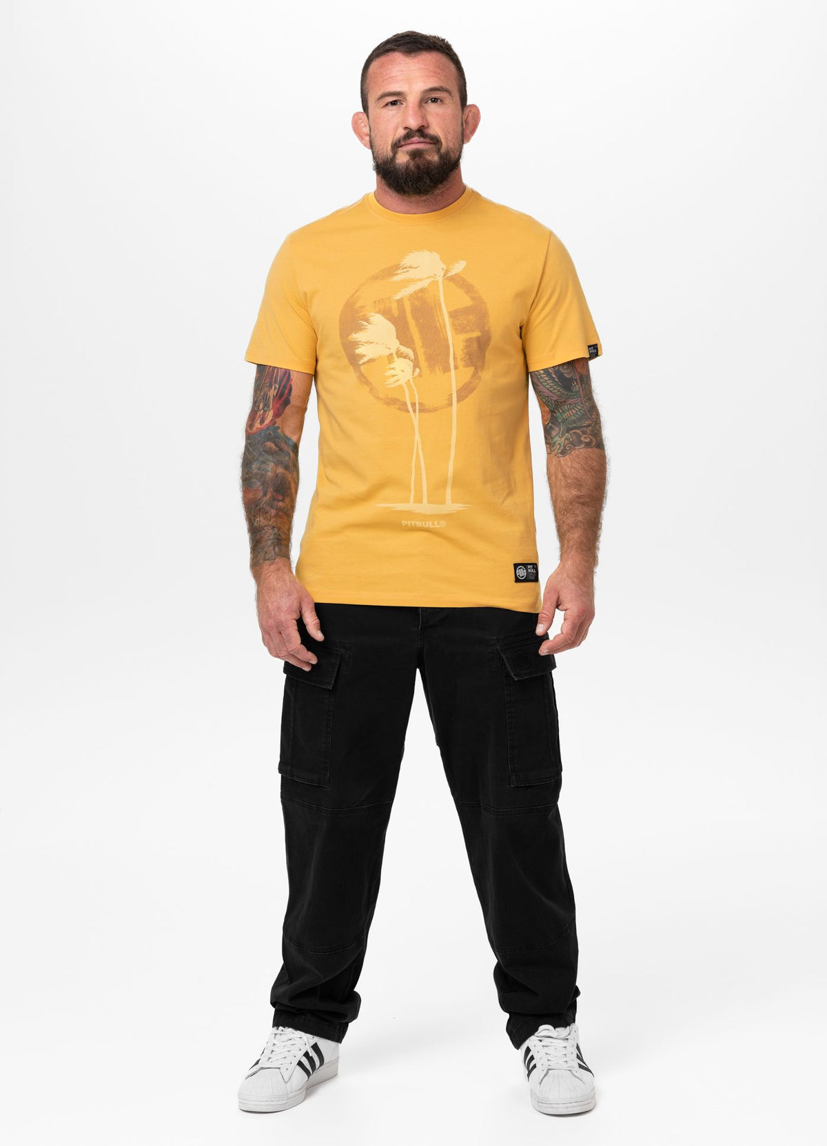 Herren T-Shirt PALMS - Gelb