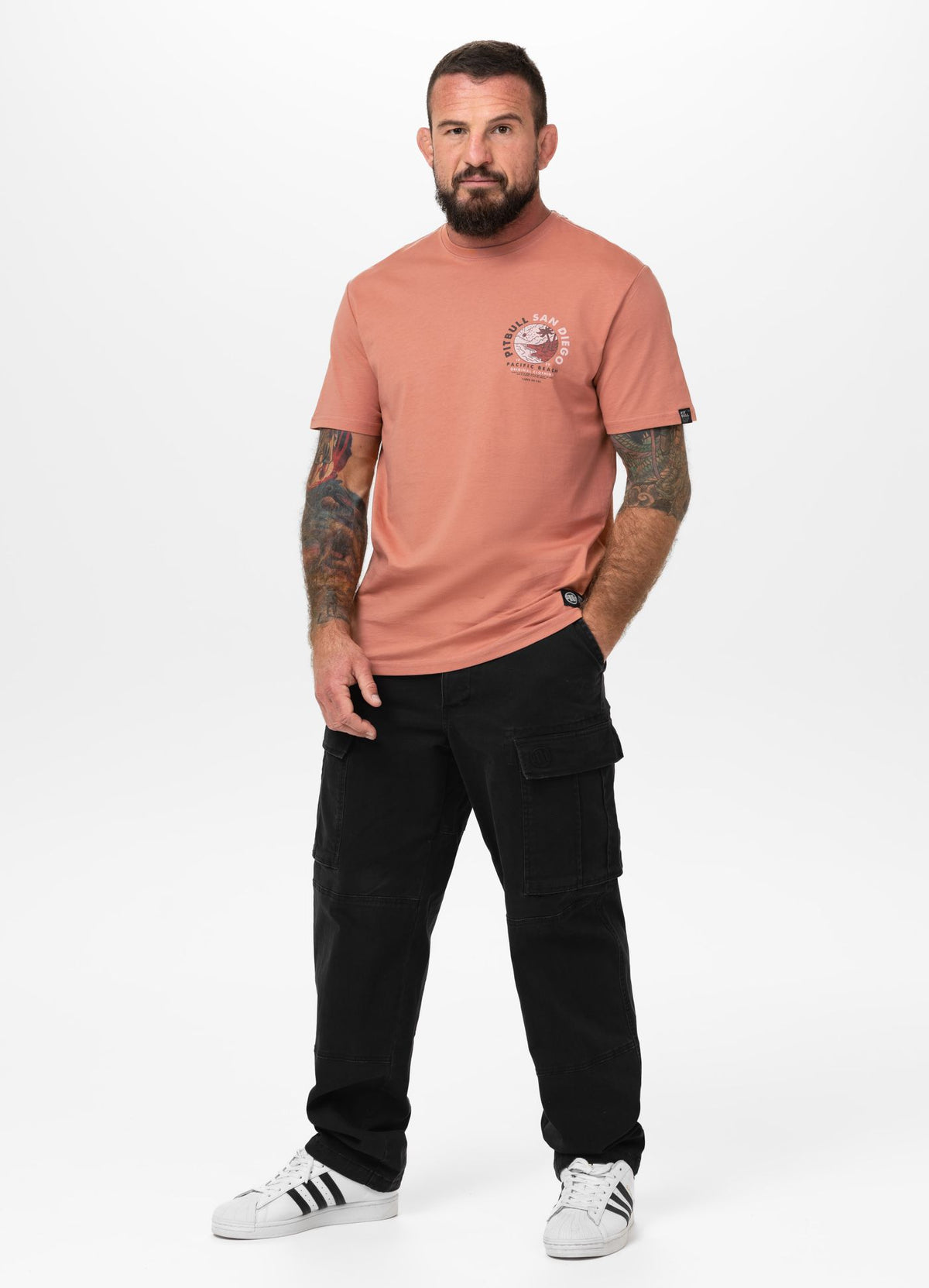 PLANET SURF Herren T-Shirt - Lachs