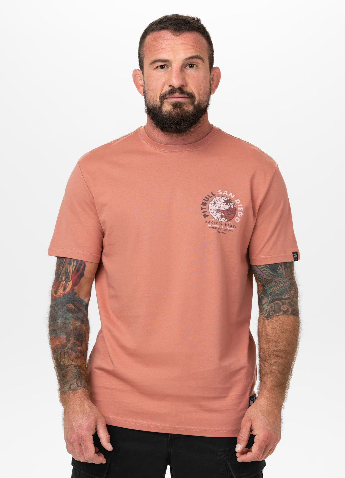 PLANET SURF Herren T-Shirt - Lachs