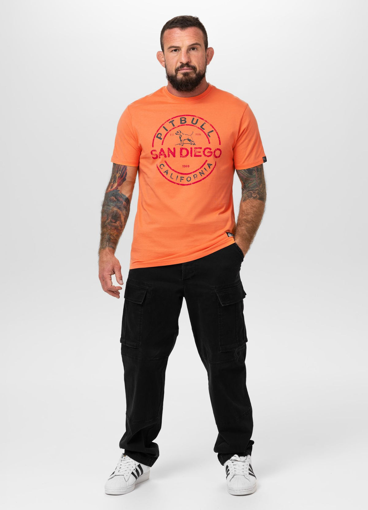Herren T-Shirt SAN DIEGO INS. - Fluo Orange