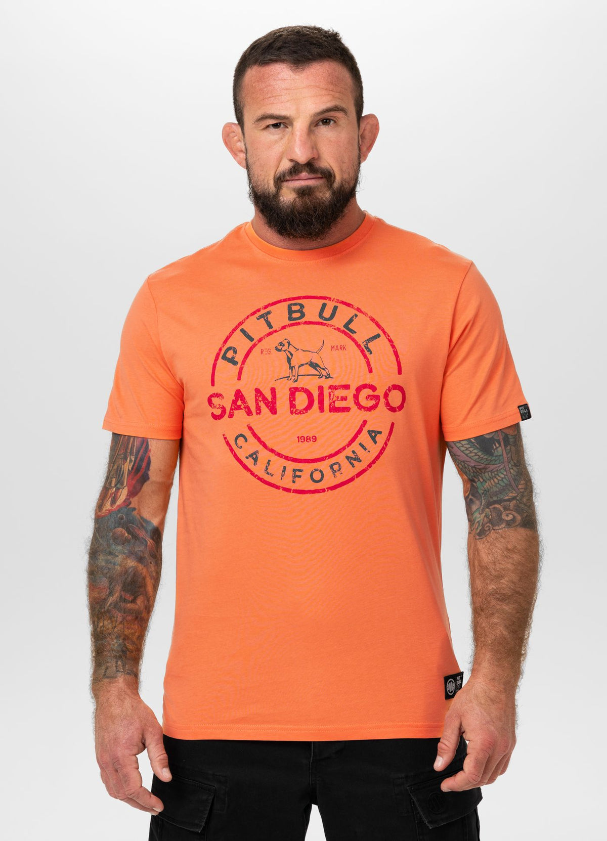 Herren T-Shirt SAN DIEGO INS. - Fluo Orange