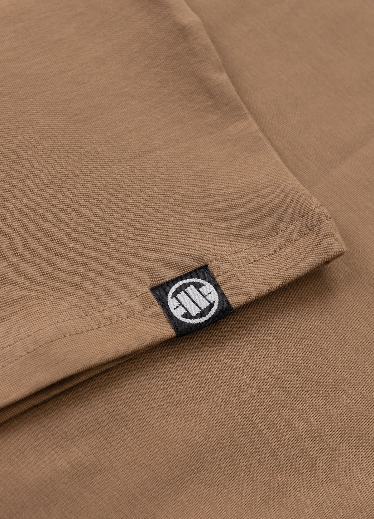 Herren T-Shirt Slim Fit MINIMAL - Coyote braun