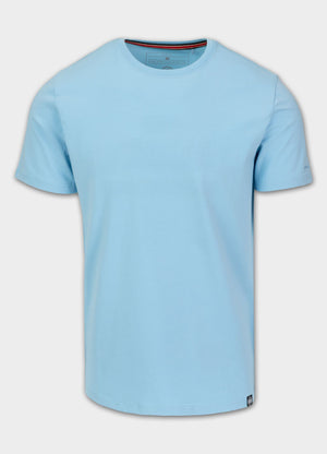 Herren T-Shirt Slim Fit MINIMAL - Hellblau