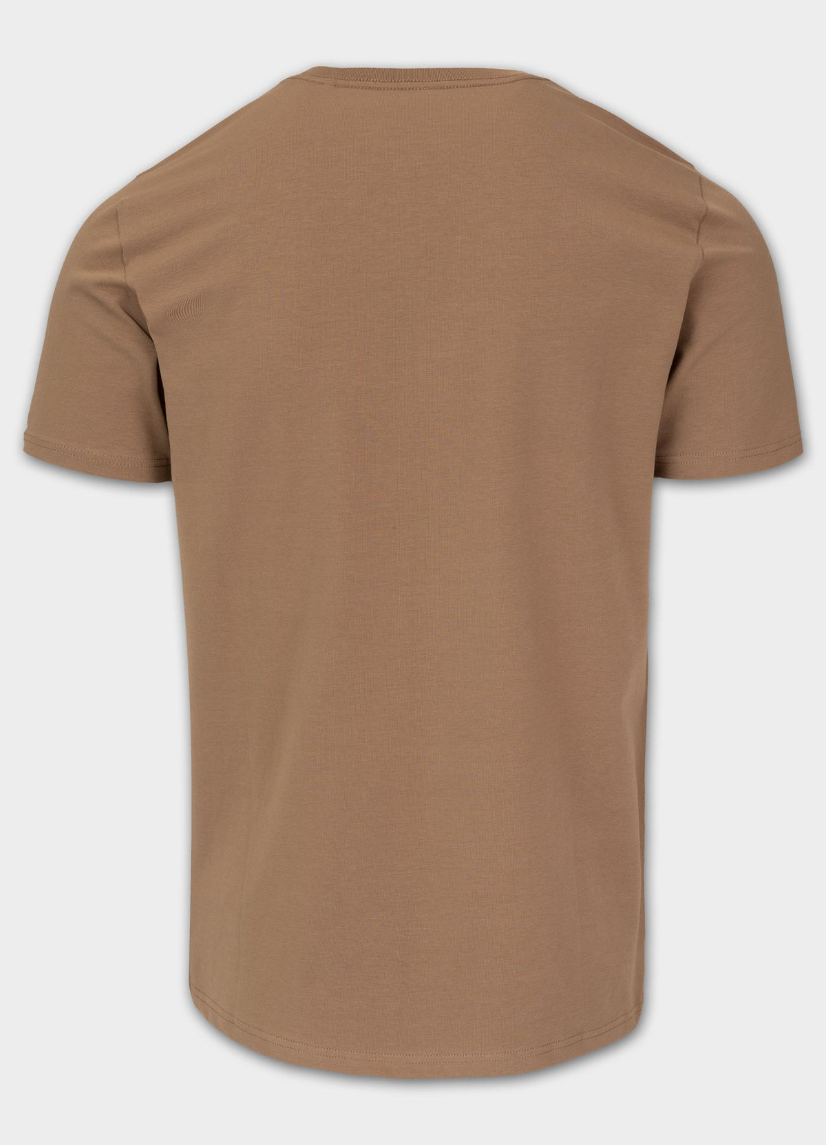Herren T-Shirt Slim Fit MINIMAL - Coyote braun