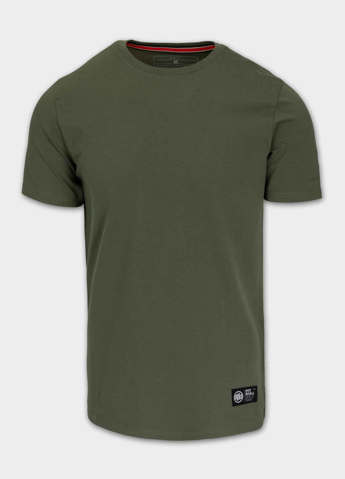 Herren T-Shirt Slim Fit NO LOGO - Oliv