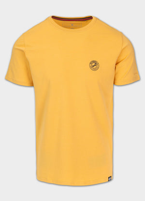 Men's T-Shirt Slim Fit SAN DIEGO CA SMALL LOGO - Pale yellow