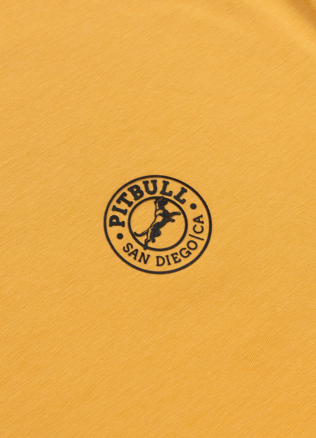 Men's T-Shirt Slim Fit SAN DIEGO CA SMALL LOGO - Pale yellow