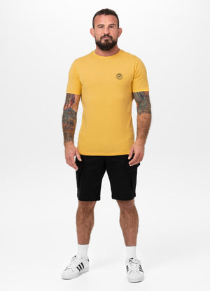 Men's T-Shirt Slim Fit SAN DIEGO CA SMALL LOGO - Pale yellow