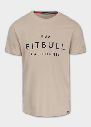 Herren T-Shirt Slim Fit USA CAL - Hellsand