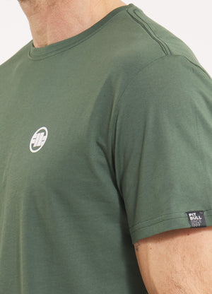 Men's T-Shirt SMALL LOGO - Dark green