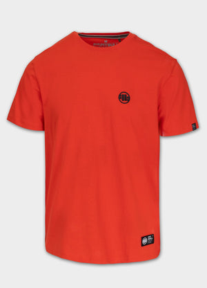 Herren T-Shirt SMALL LOGO - Flammenrot