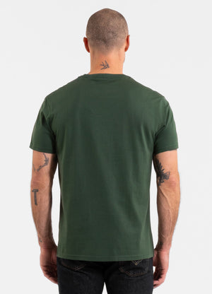 Men's T-Shirt SMALL LOGO - Dark green