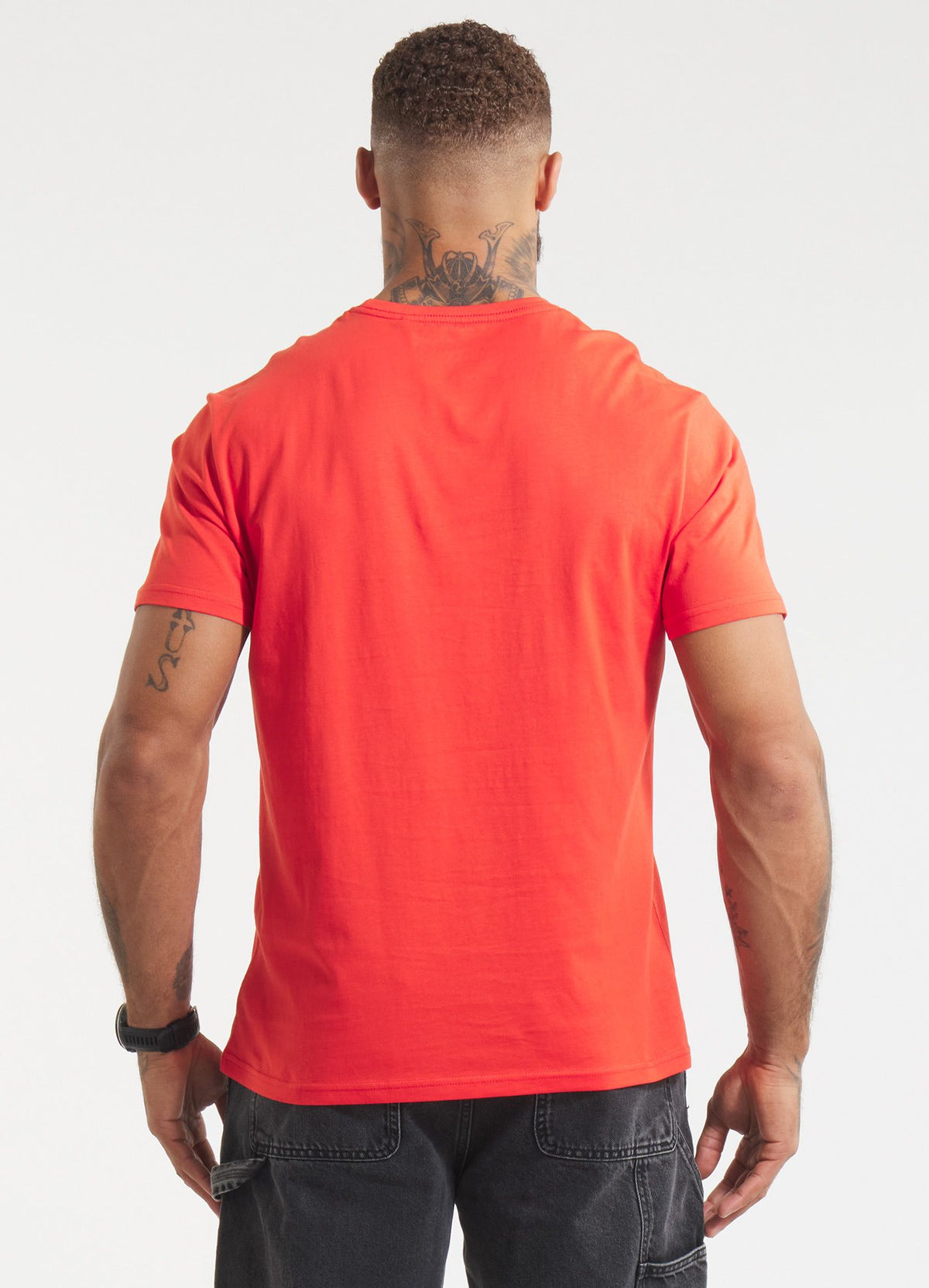 Men's T-Shirt SMALL LOGO - Flame red