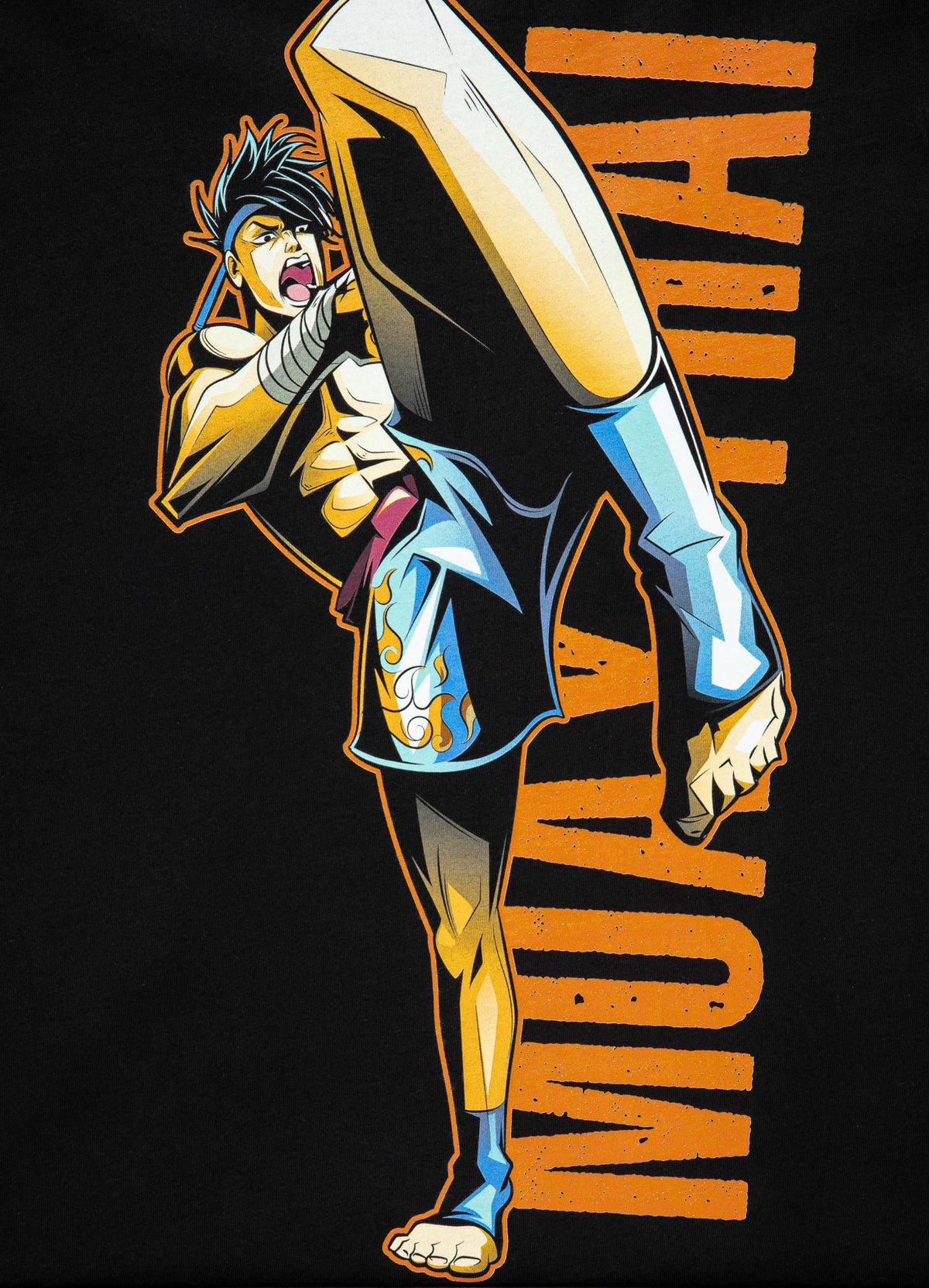 MUAY THAI CHAMPIONS Schwarzes T-Shirt