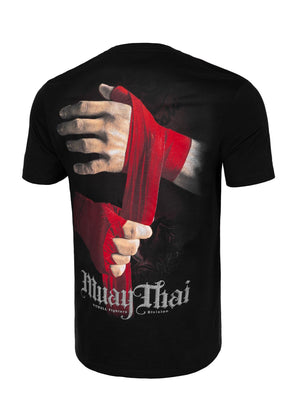 MUAY THAI FD Schwarzes T-Shirt