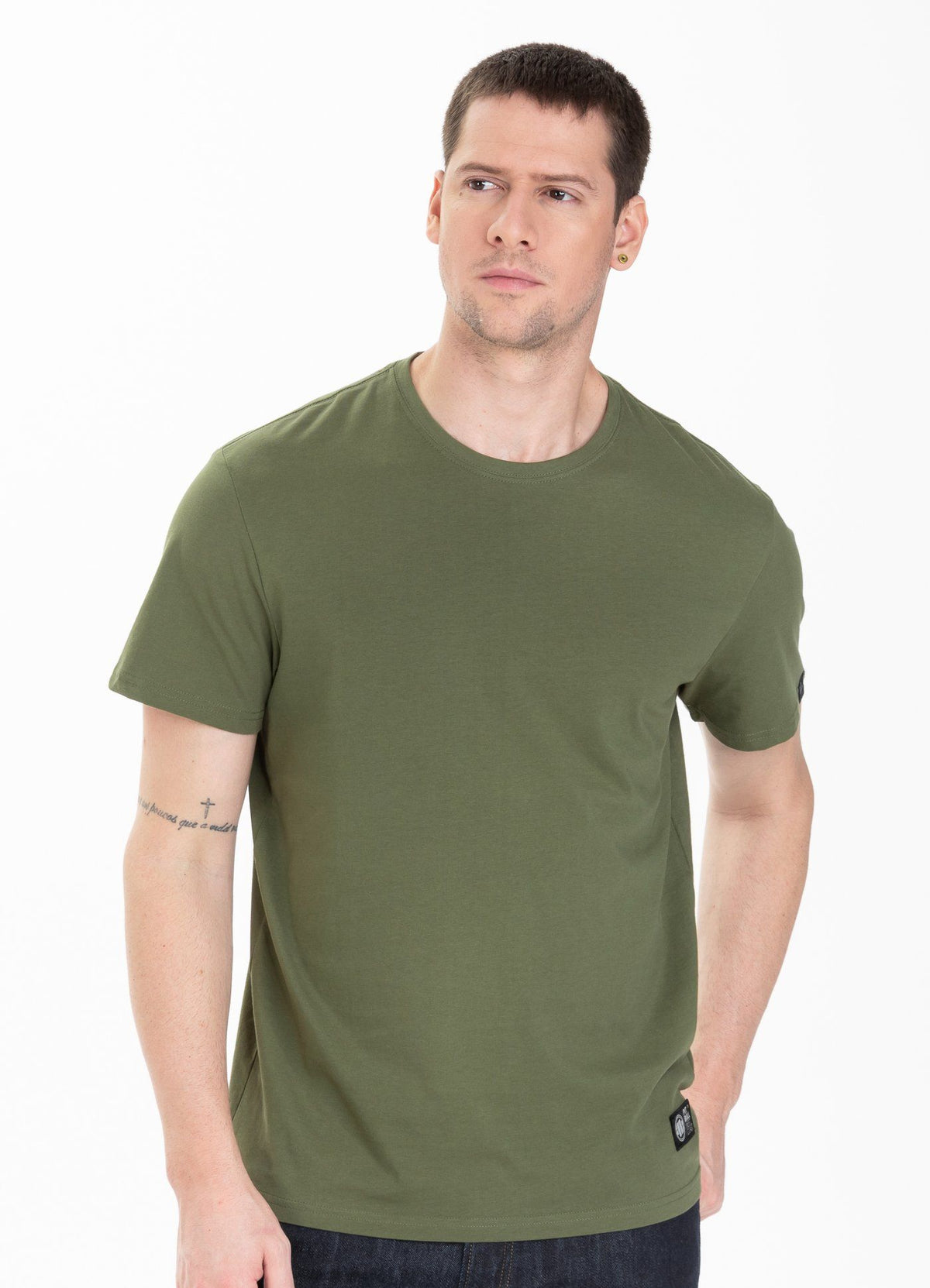 T-Shirt Mittelgewicht NO LOGO 2021 Olive