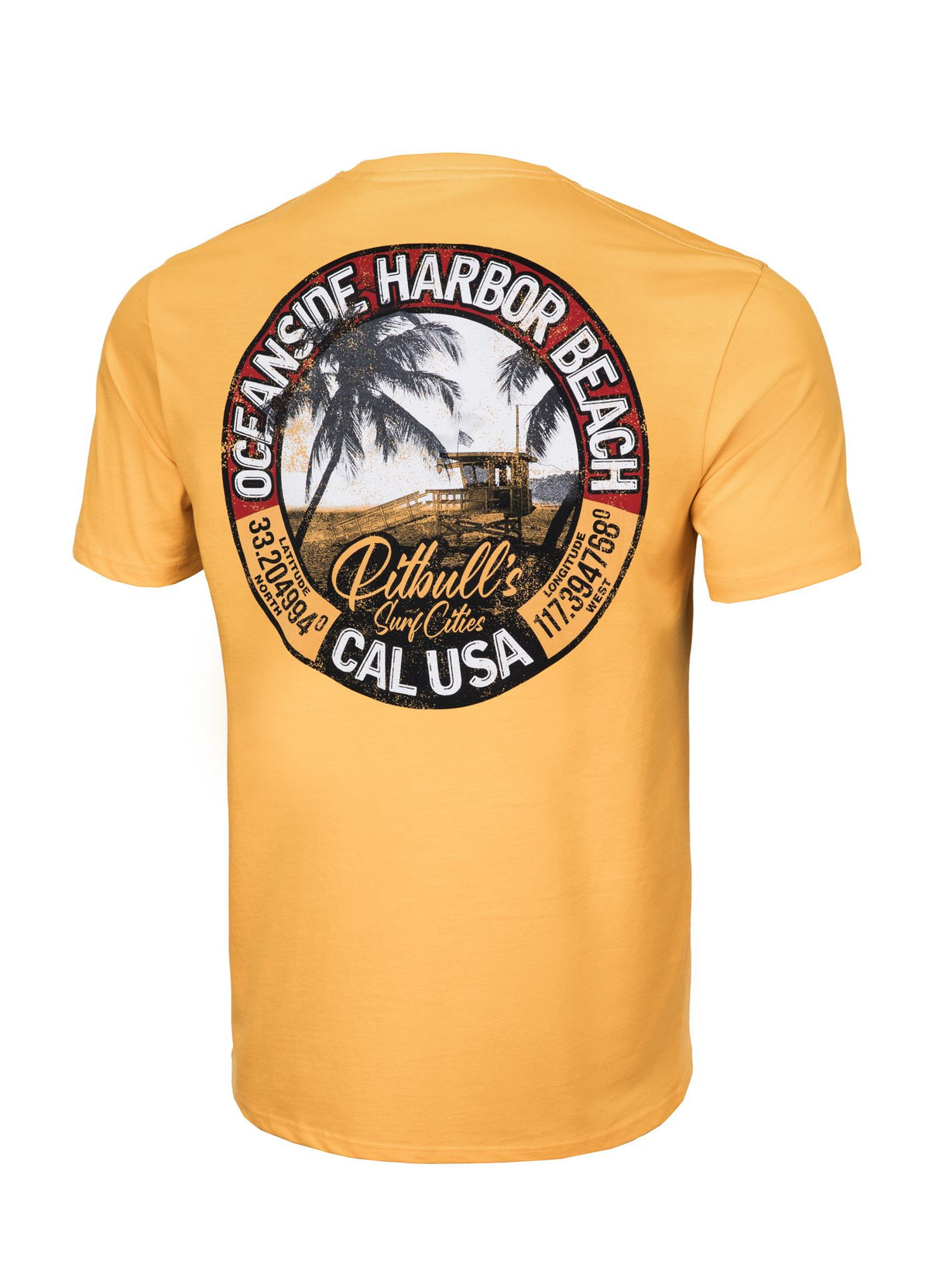 Herren T-Shirt OCEANSIDE - Blassgelb