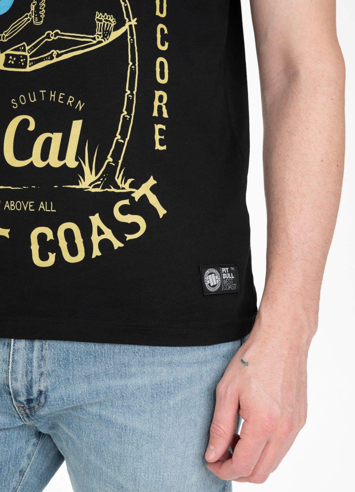 T-Shirt PITBULL CAL Schwarz