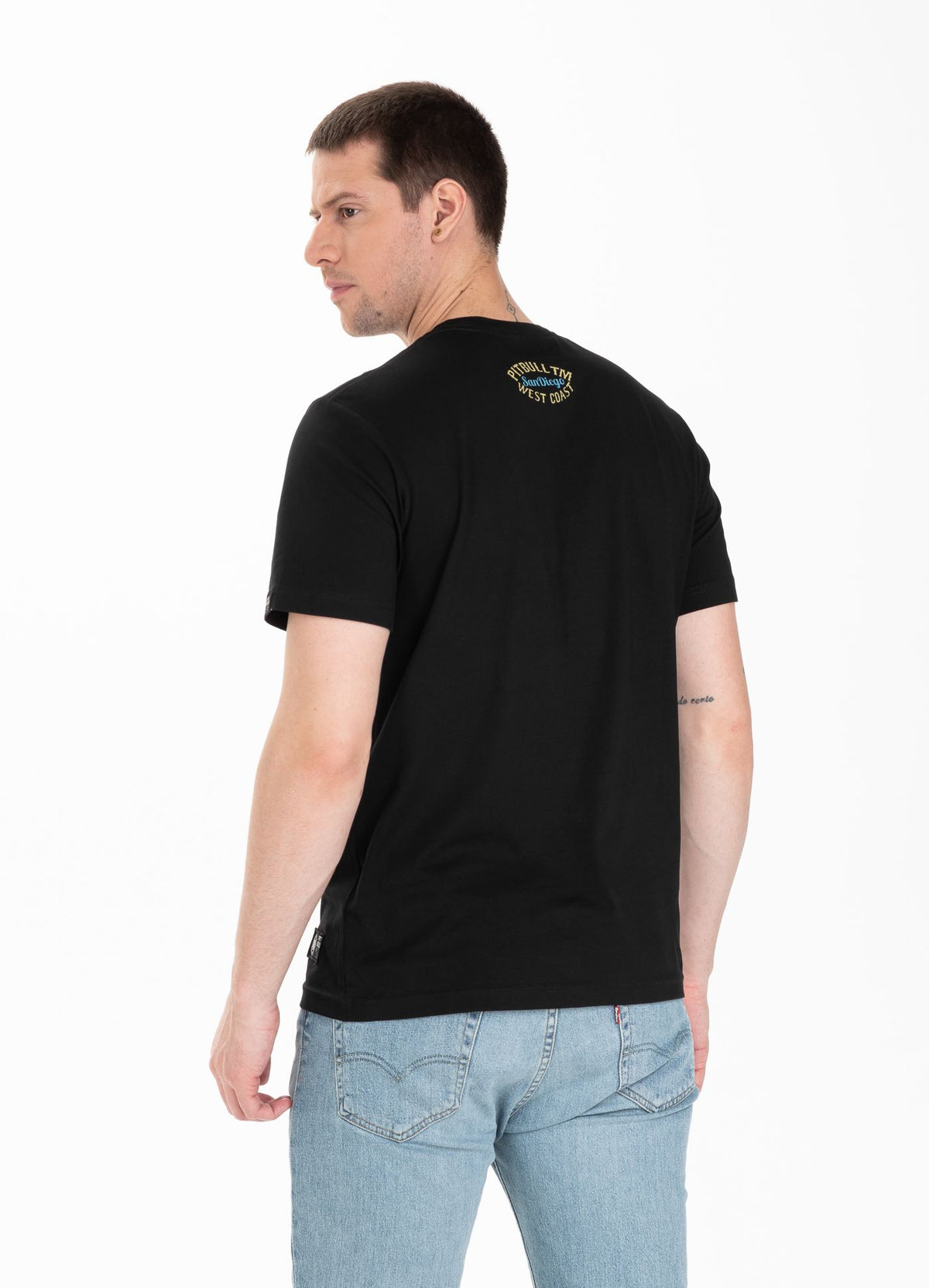 T-Shirt PITBULL CAL Schwarz