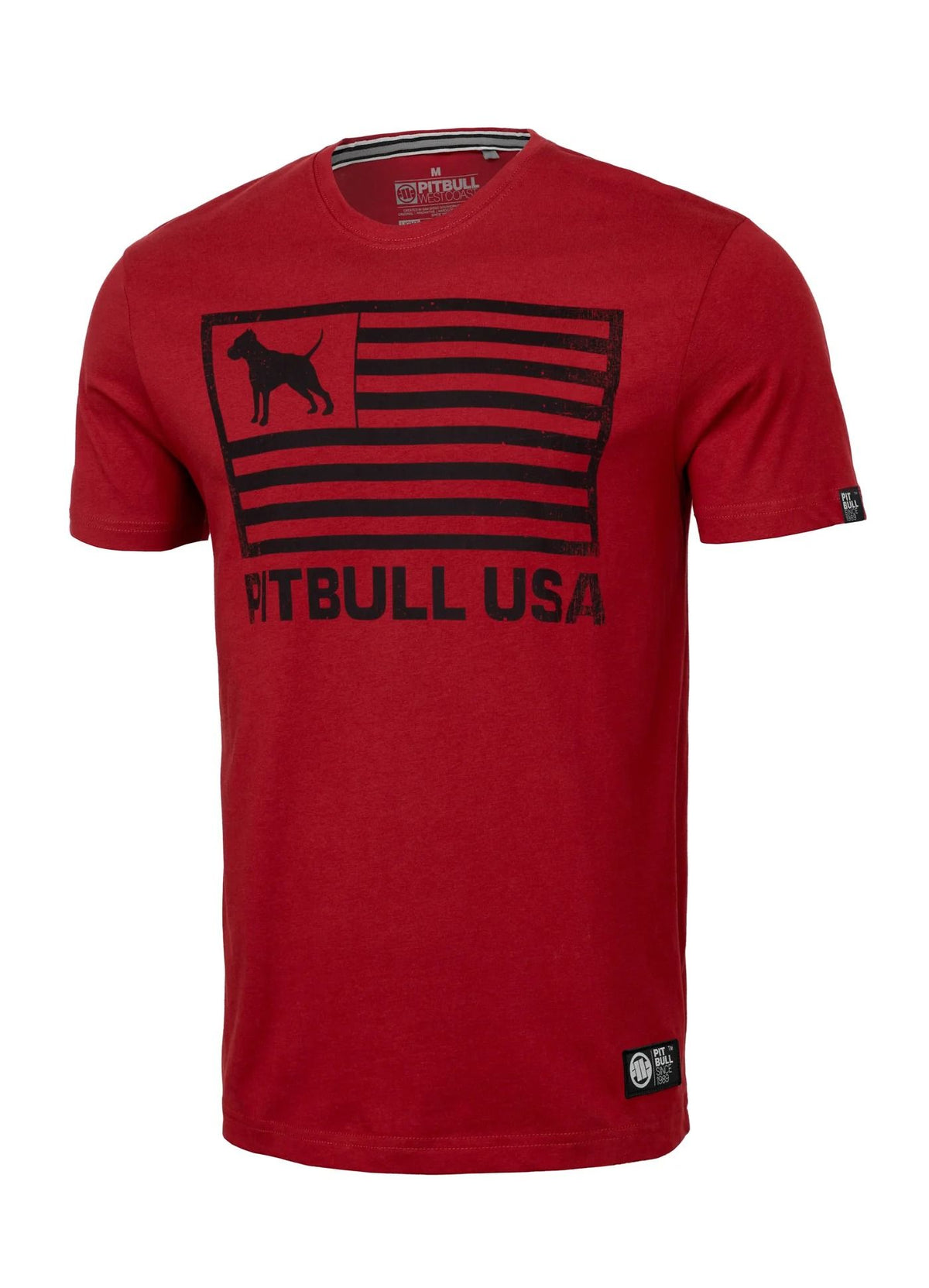 Leichtes T-Shirt PITBULL USA Weiß