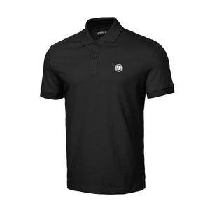 POLOSHIRT CIRCLE LOGO SCHWARZ