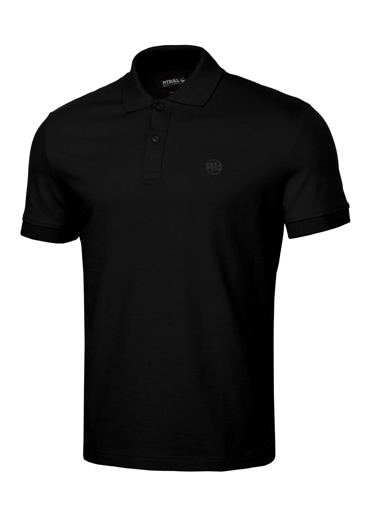 Herren Poloshirt Piqué Regular - Schwarz