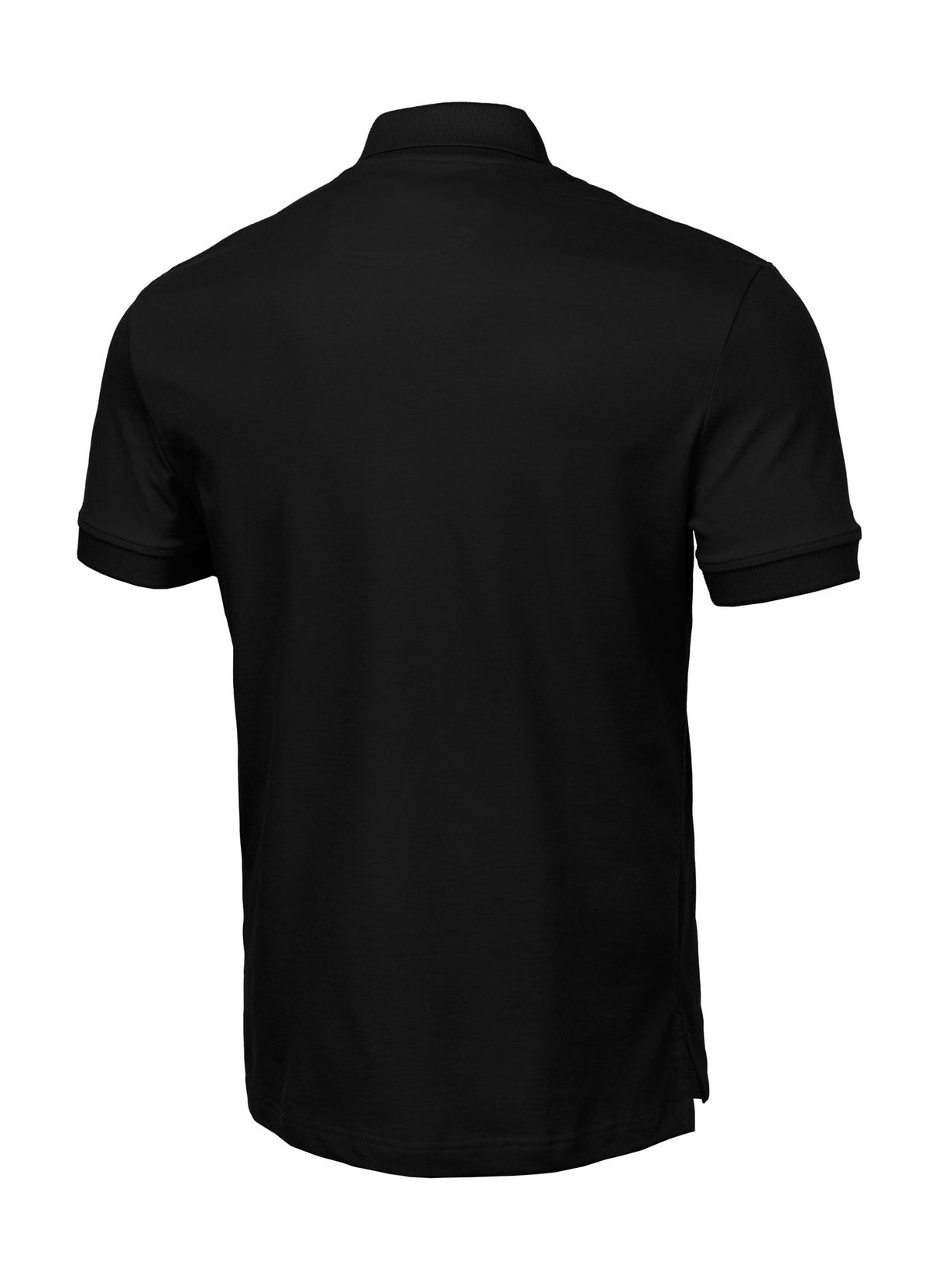 Herren Poloshirt Piqué Regular - Schwarz