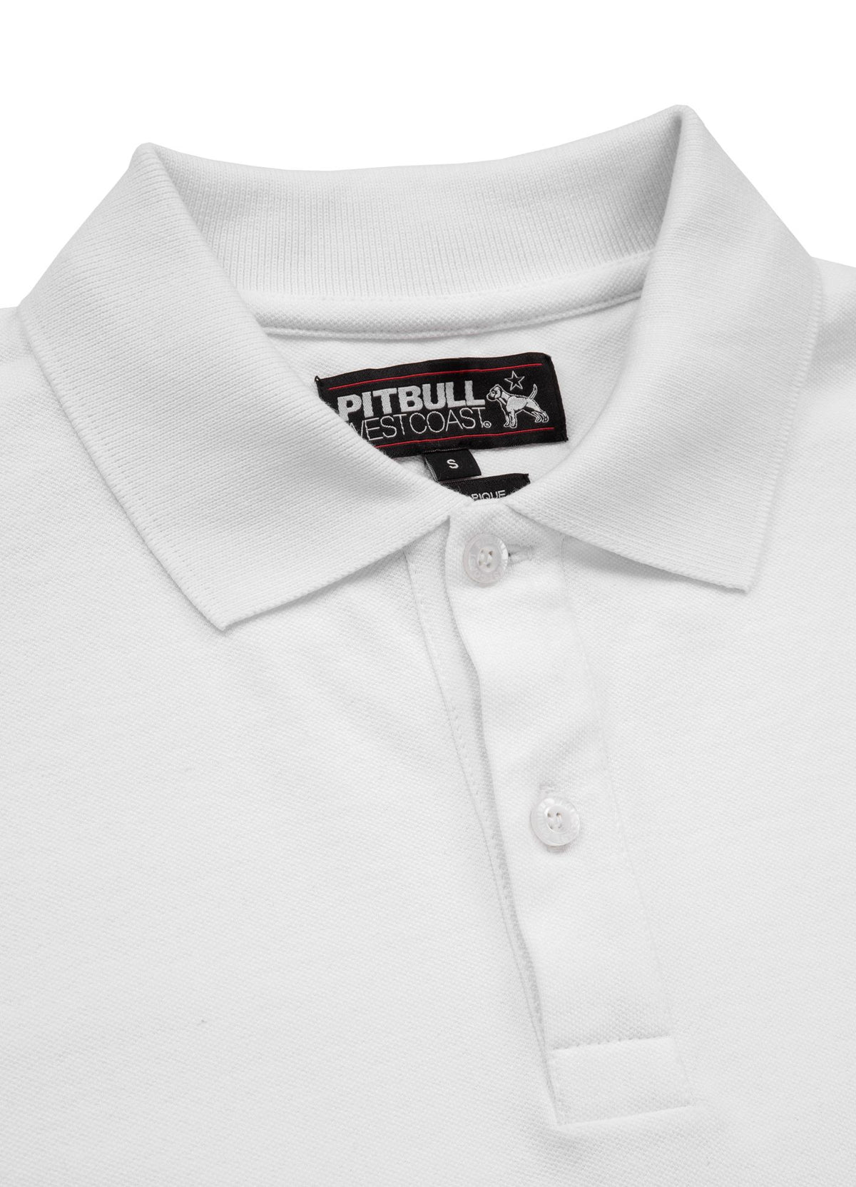 Herren Poloshirt Piqué Regular - Weiß