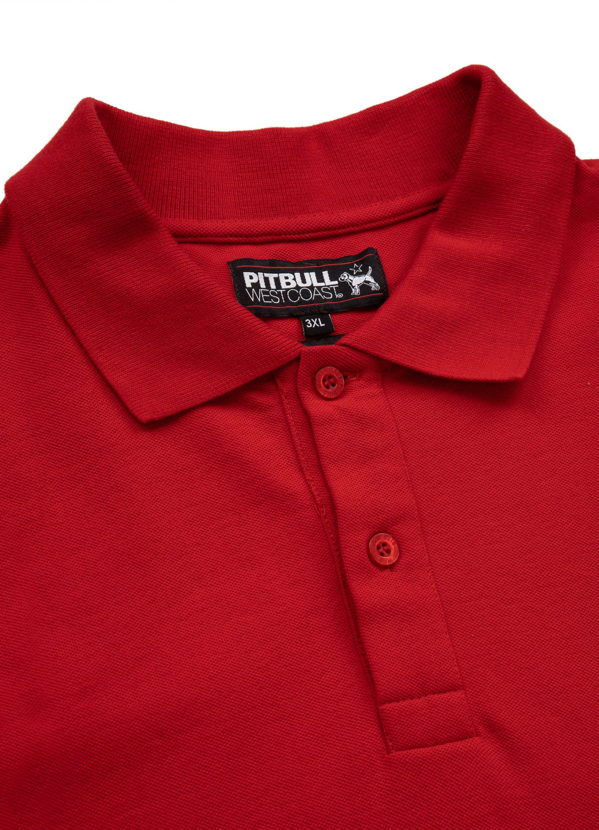 Herren Poloshirt Piqué Regular - Rot