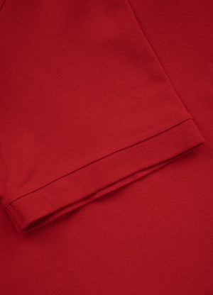 Herren Poloshirt Piqué Regular - Rot