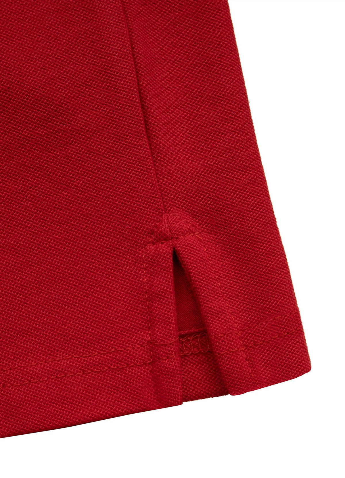 Herren Poloshirt Piqué Regular - Rot