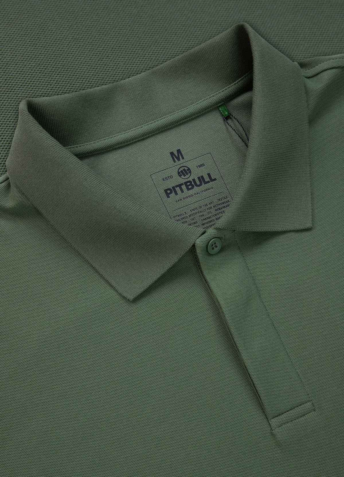 Poloshirt Pique Rockey - Olivgrün