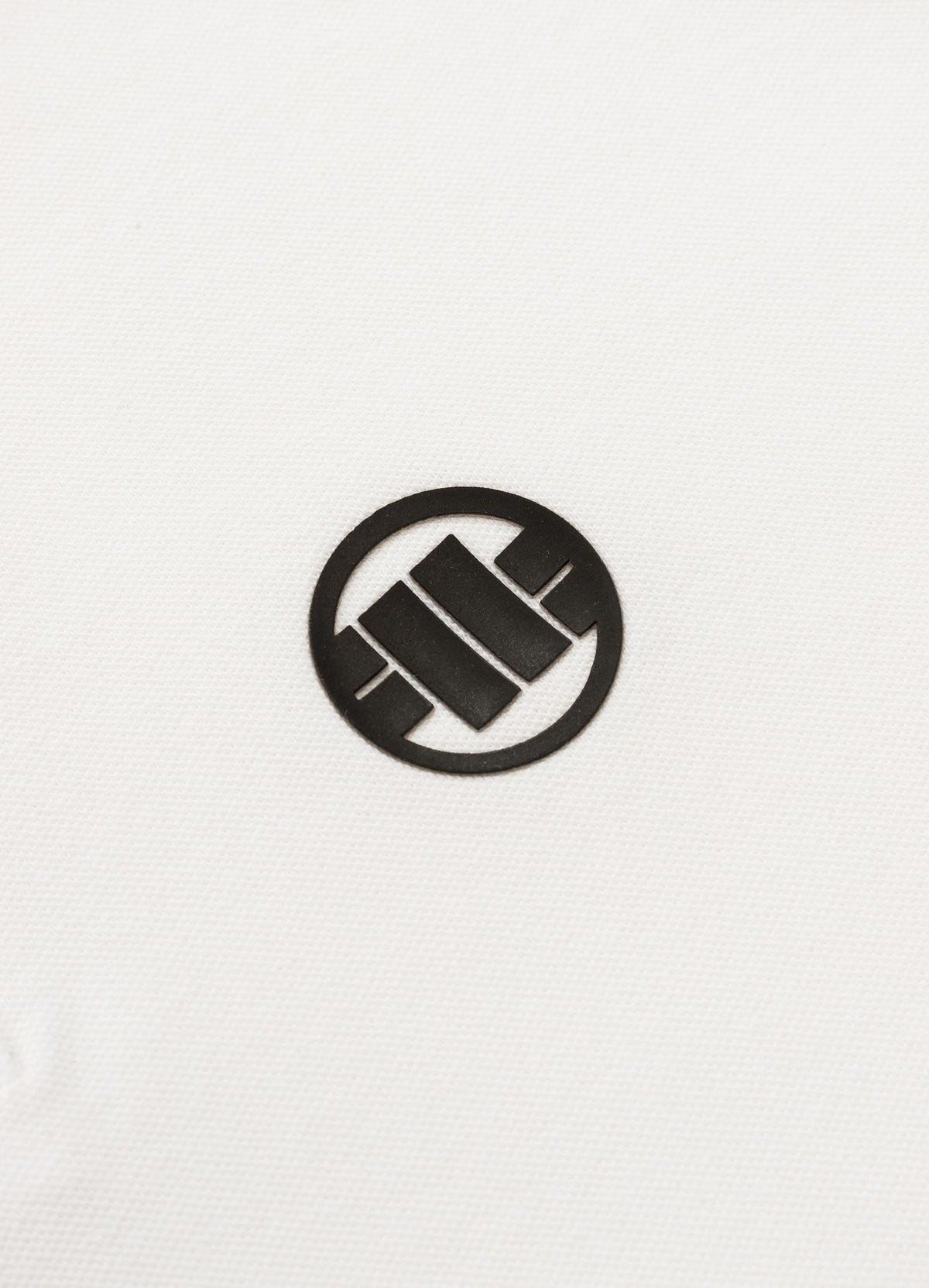 Poloshirt Pique Stripes Regular - Offwhite