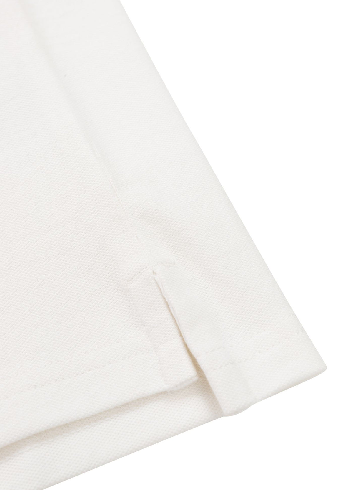 Poloshirt Pique Stripes Regular - Offwhite