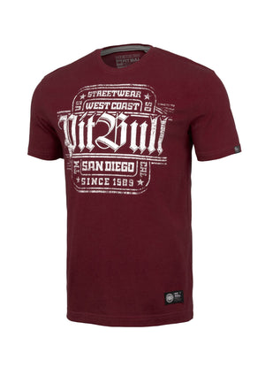 T-Shirt SAN DIEGO IV Burgund 