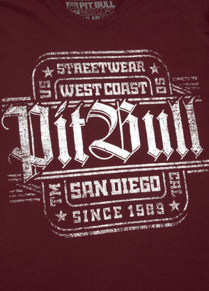 T-Shirt SAN DIEGO IV Burgund 