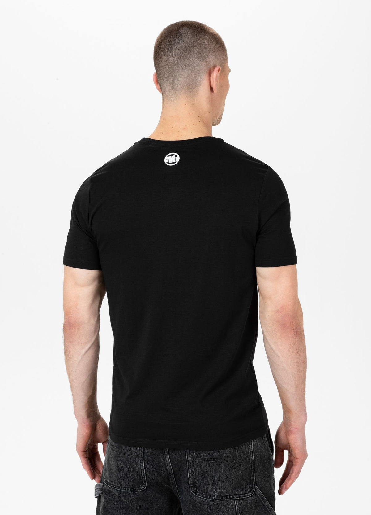 T-Shirt Slim Fit Classic Boxing - Schwarz