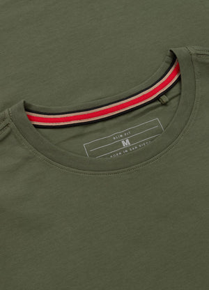 Herren T-Shirt Slim Fit NO LOGO - Oliv