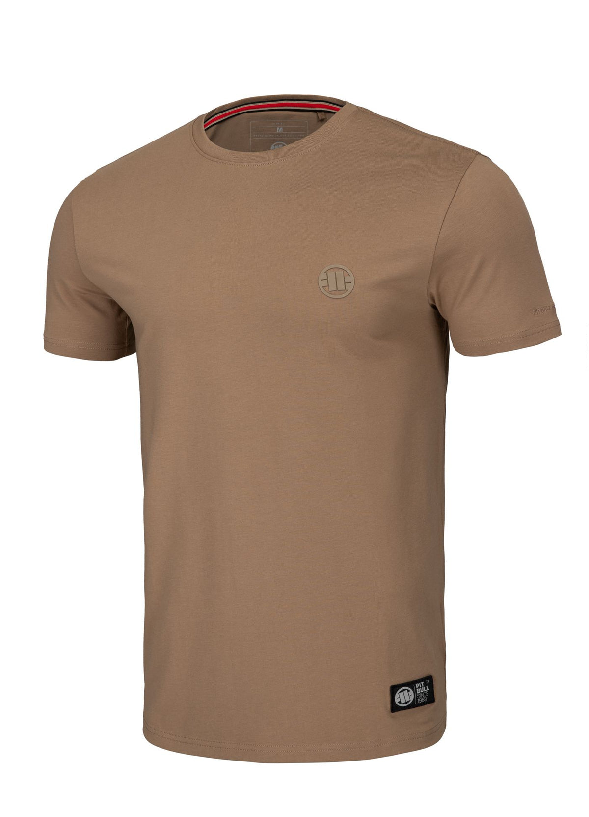 T-Shirt Slim Fit Kleines Logo