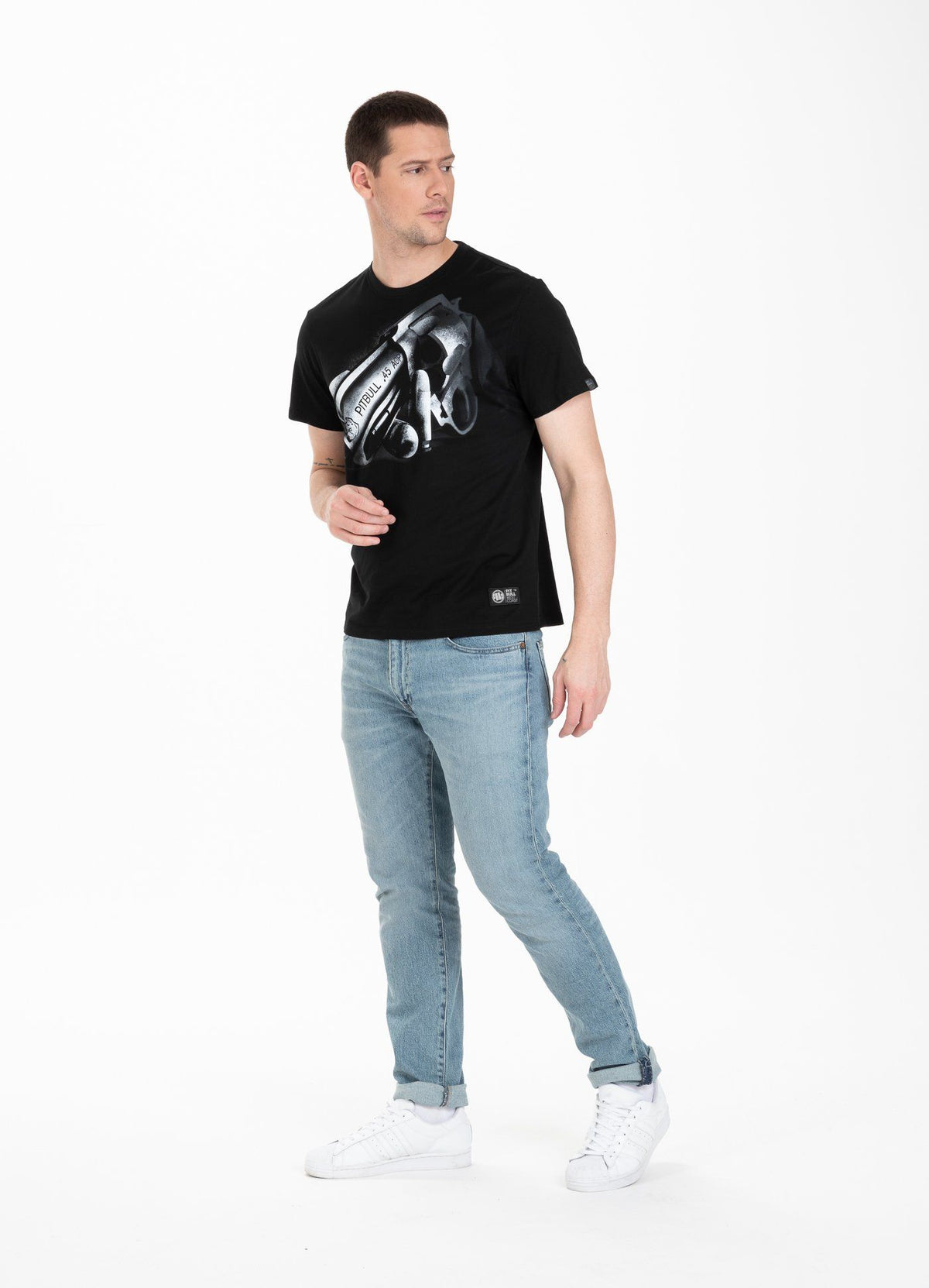 T-Shirt SO CAL 45 Schwarz