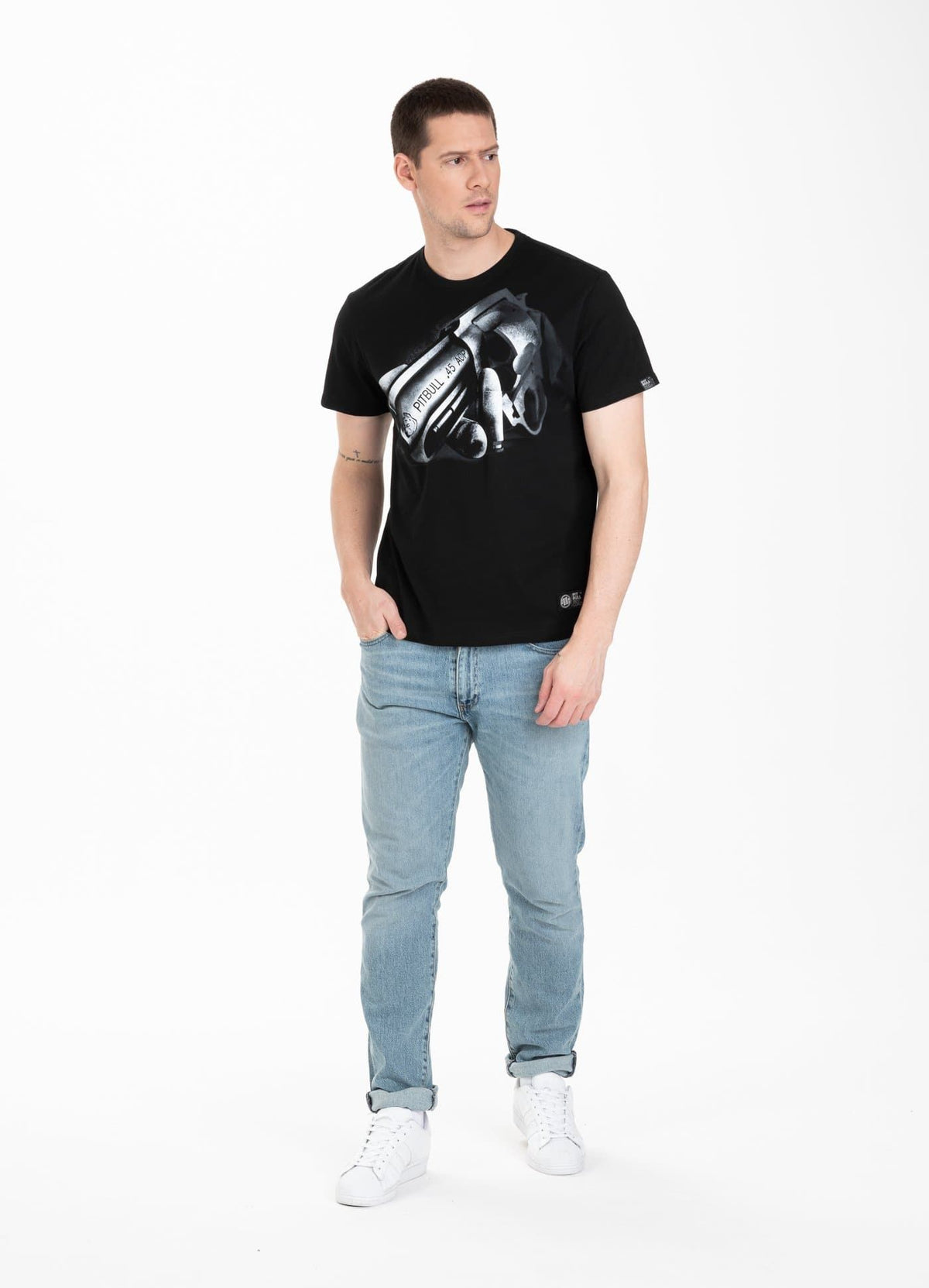 T-Shirt SO CAL 45 Schwarz