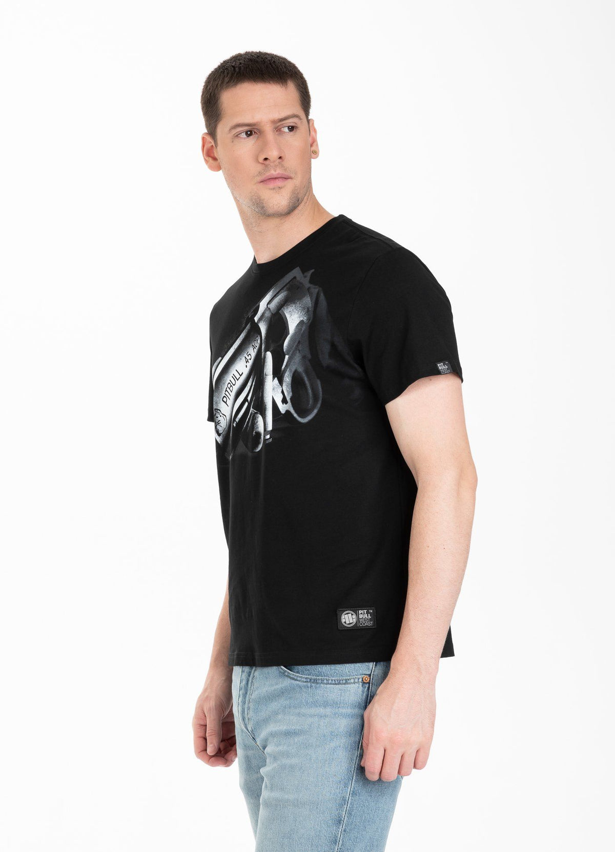 T-Shirt SO CAL 45 Schwarz