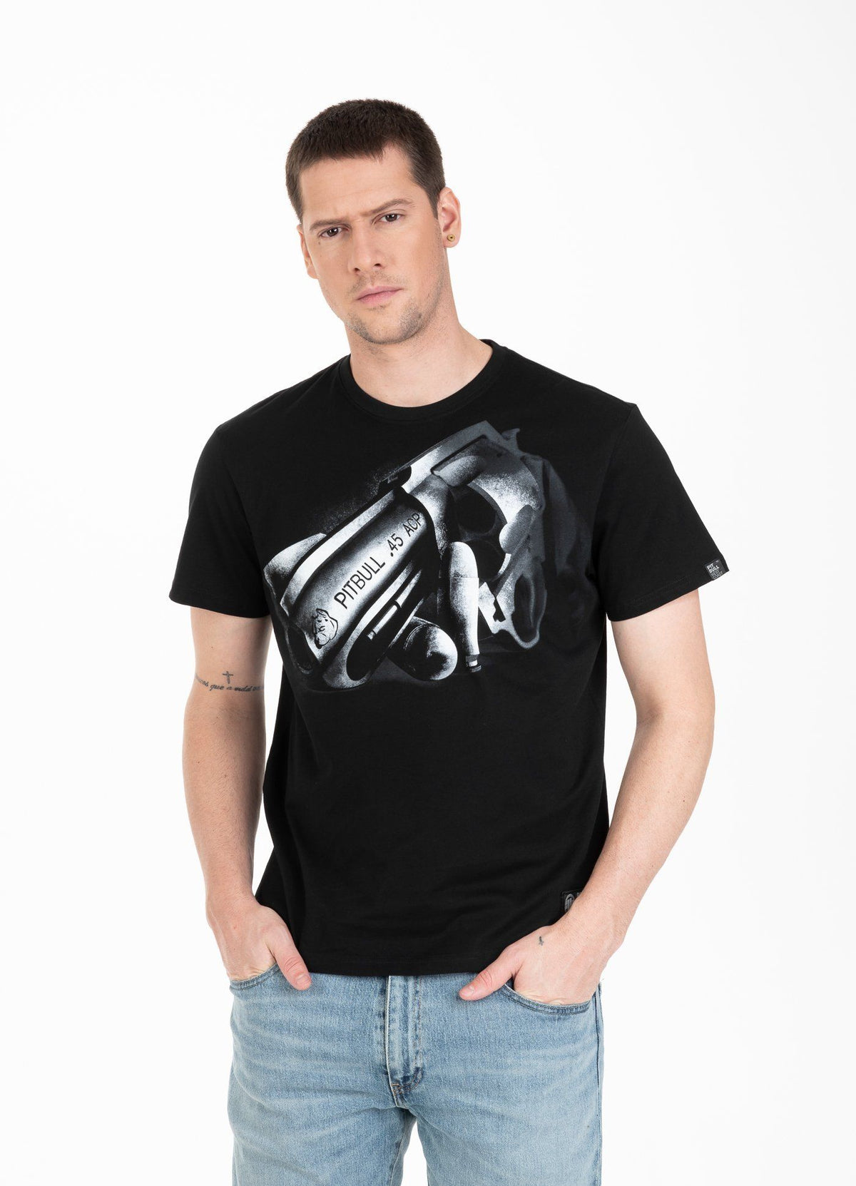 T-Shirt SO CAL 45 Schwarz